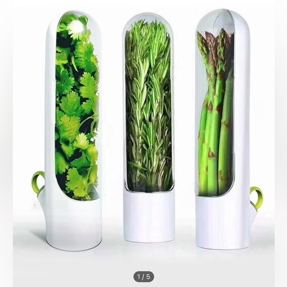 💜 Herb Keeper-Vegetable Preservation Bottle, Containers For Refrigerator